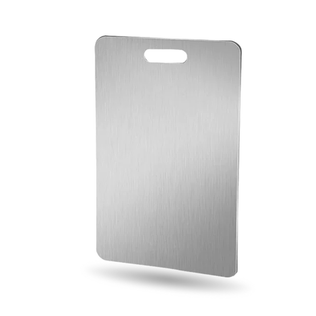 The Katori titanium cutting board, studio view